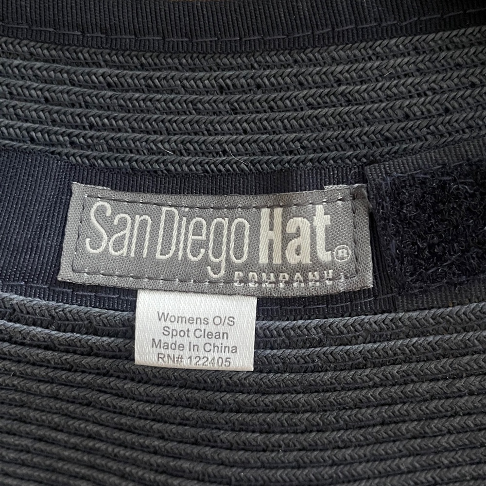 San Diego Hat Company Black Wide-Brim Hat - Picture 3 of 6